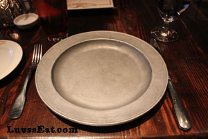 Wayfare Tavern Stainless Plate